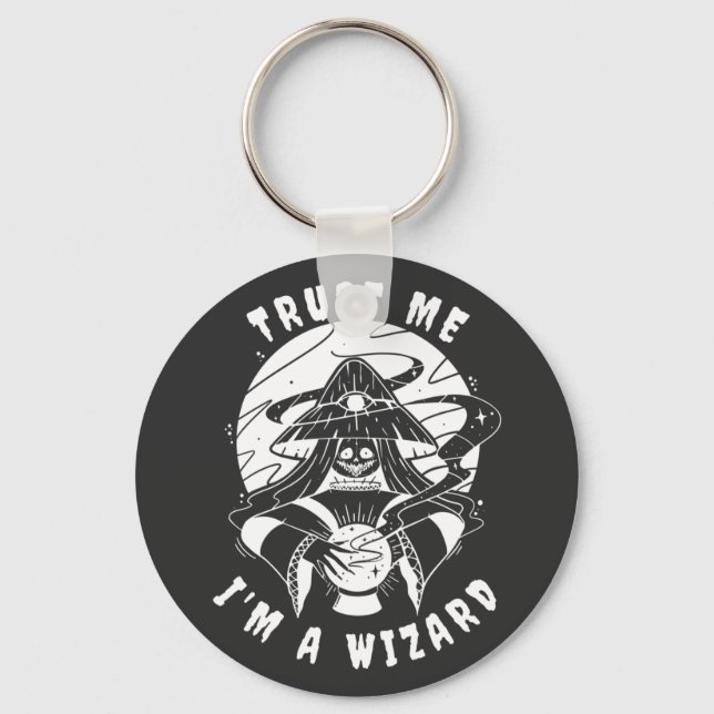 Trust Me I'm A Wizard Keychain (Front)