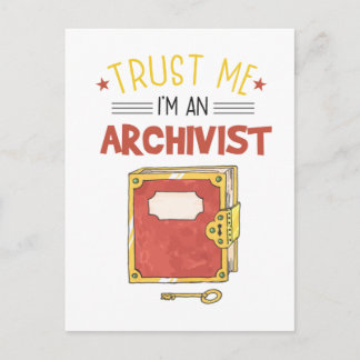Trust Me I'm An Archivist Postcard