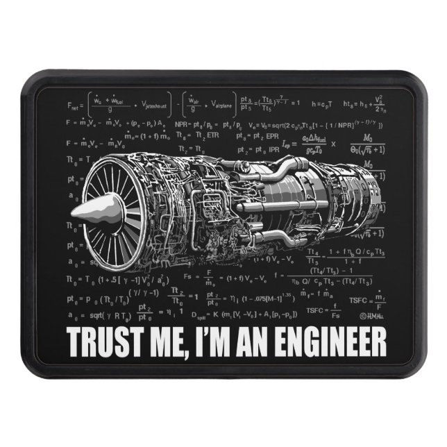Trust me, I'm an Engineer Hitch Cover (Front)