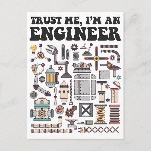 Trust me Im an engineer Postcard