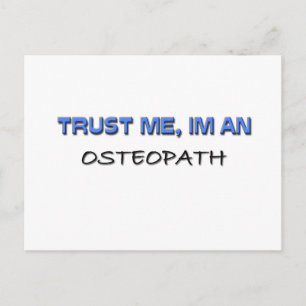 Trust Me I'm an Osteopath Postcard