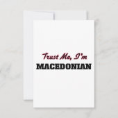 Trust me I'm Macedonian (Front)