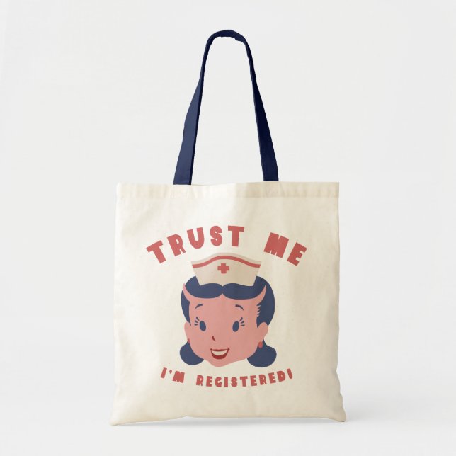 Trust Me - I'm Registered Tote Bag (Front)