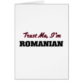 Trust me I'm Romanian (Front)