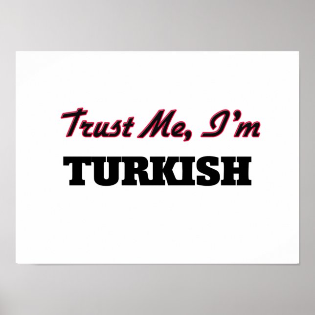 Trust me I'm Turkish Poster (Front)