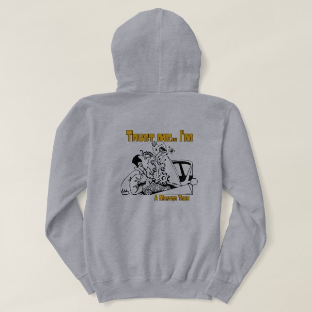 Trust Me Master Tech Auto Mechanic Hoodie (Design Back)