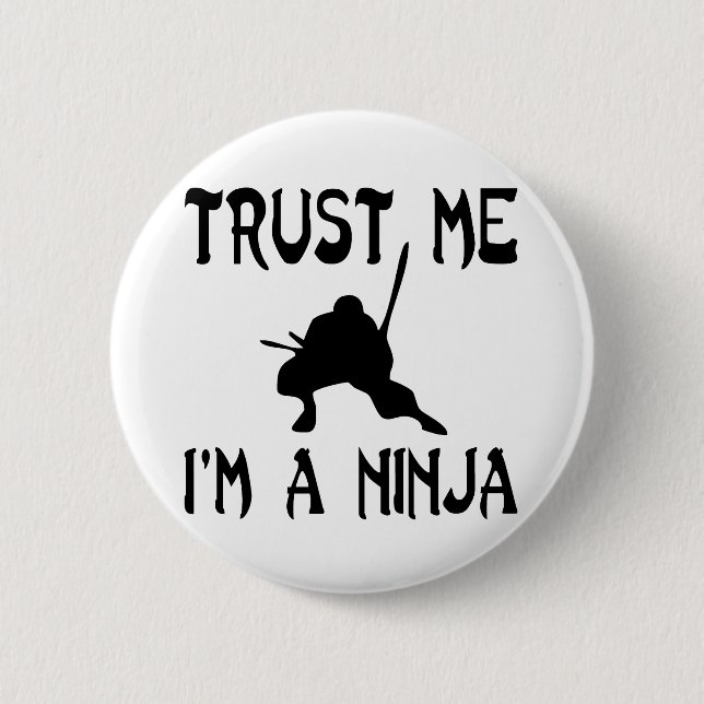 Trust Me Pinback Button (Front)