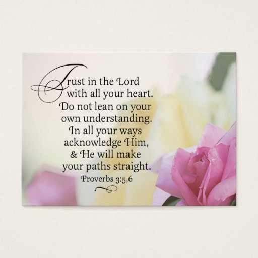 Customizable Trust & Mercy Chubby Business Card Template