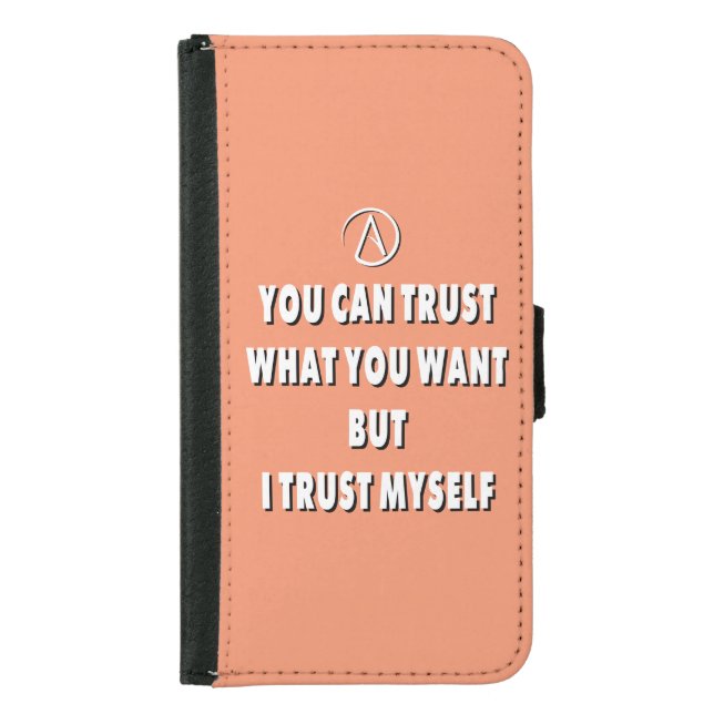 Trust myself samsung galaxy wallet case (Front)