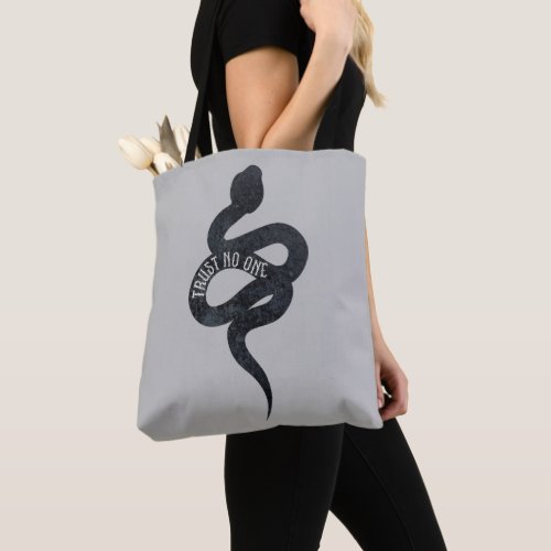 Trust No One Serpent Snake  Tote Bag