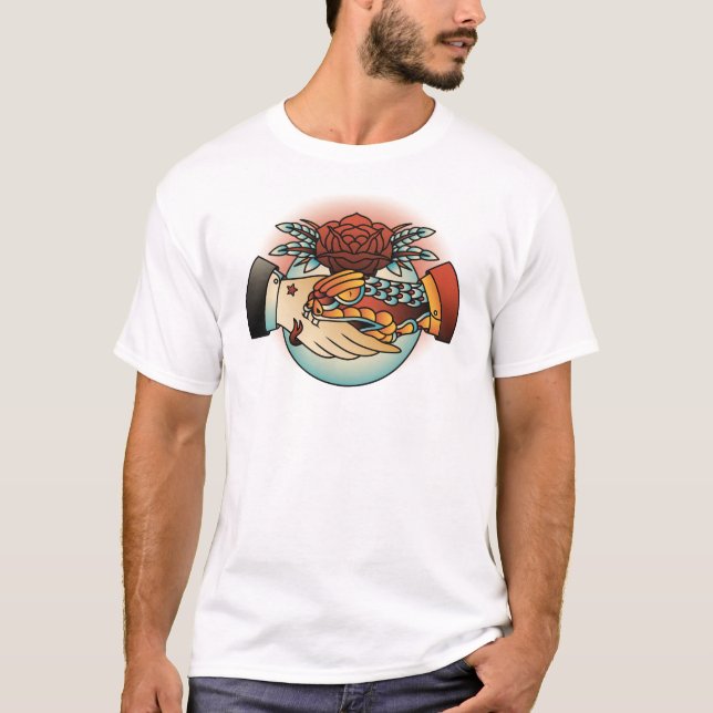 Trust Nobody T-Shirt, Traditional Tattoo T-Shirt (Front)