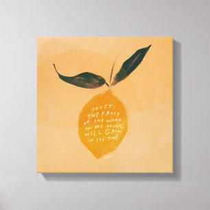 Trust quote and lemon  - inspirational home decor