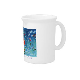 Trust the Flow of Life – Original Koi Fish Waterco Beverage Pitcher