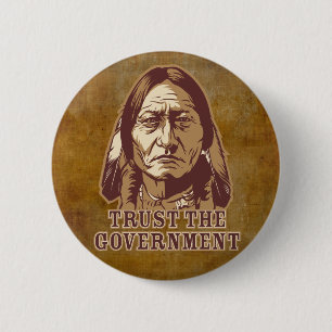 Trust The Government Pinback Button