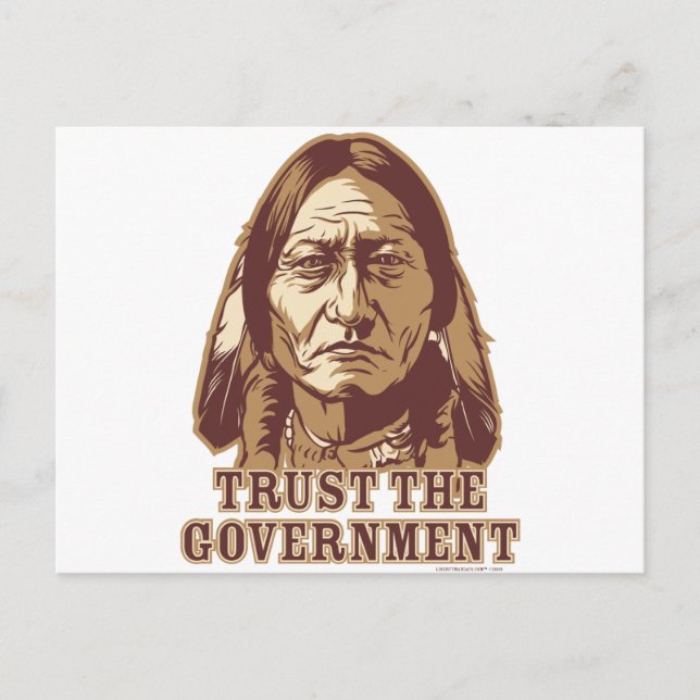 Trust The Government Postcard (Front)