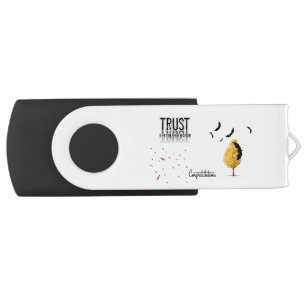 Trust The Journey USB Flash Drive - Motivational T
