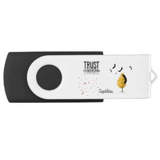 Trust The Journey USB Flash Drive - Motivational T