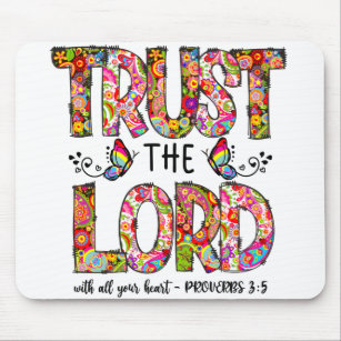 Trust The Lord Sublimation Mouse Pad
