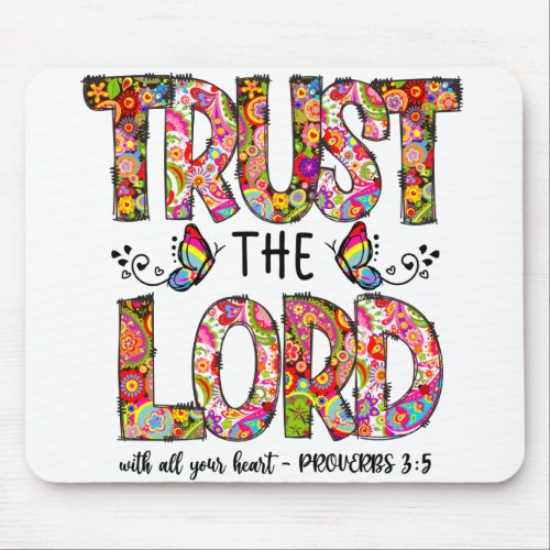 Trust The Lord Sublimation Mouse Pad