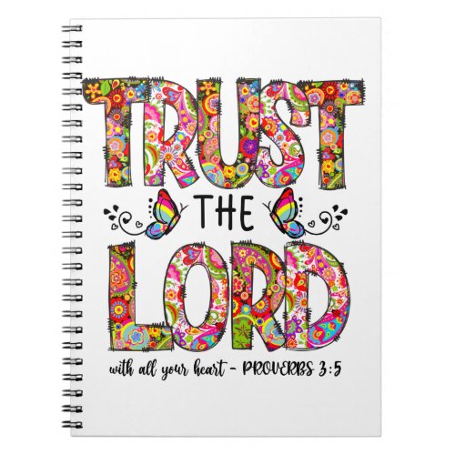 Trust The Lord Sublimation Notebook