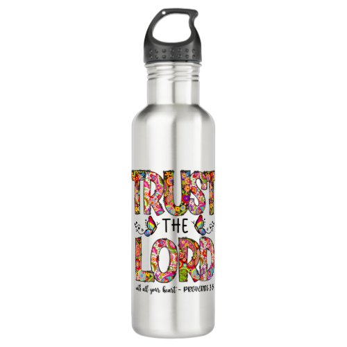 Trust The Lord Sublimation Stainless Steel Water Bottle