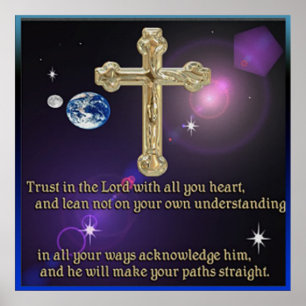 Trust the lord with all your heart poster