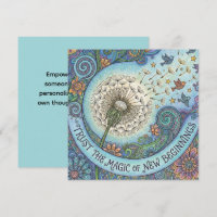 Trust The Magic of New Beginnings Card