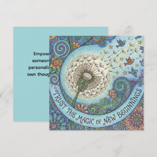 Trust The Magic of New Beginnings Card