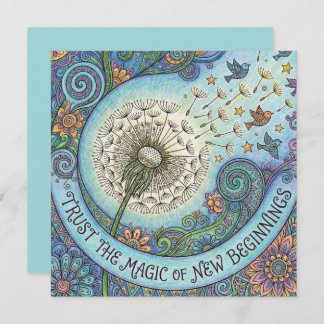 Trust The Magic of New Beginnings Card