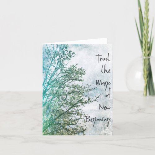 Trust the Magic of New Beginnings Thank You Card