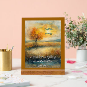 Trust the Process Acrylic Sign