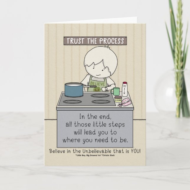 Trust the Process Card (Front)