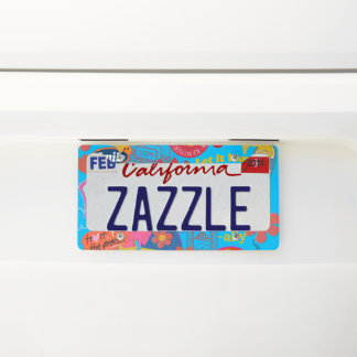 Trust the process License plate Frame