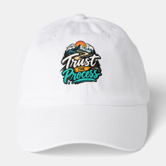 Trust the Process Mountain Adventure Motivational Hat