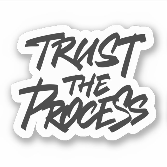  Trust The Process Sticker (Front)