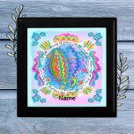 Trust the Timing Gift Box<br><div class="desc">Trust the Timing of your Life gift box, namaste gifts, serenity apparel by ArtMuvz Illustration. Matching Meditation t-shirt, inspiration gifts.o personalize add your name or add text instead. Customize this meditation gift box to make it uniquely yours or to give as a personalized gift</div>