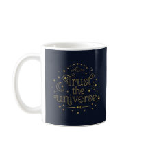 Trust the Universe Navy Celestial Moon Stars
