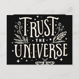 Trust the Universe Postcard