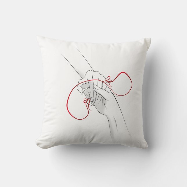 Trust Throw Pillow (Front)