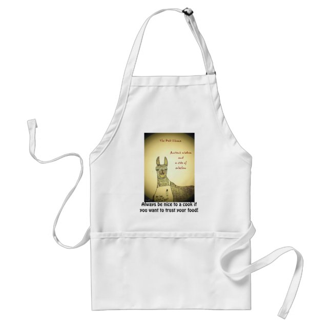 Trust your food? adult apron (Front)