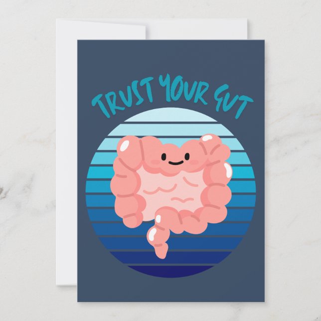 Trust your gut Gastro squad Thank You Card (Front)