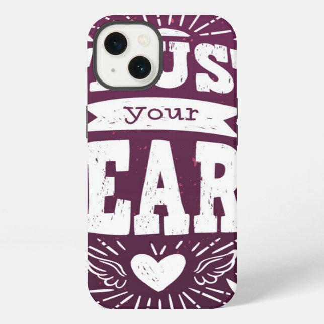 Trust Your Heart Iphone Case (Back)