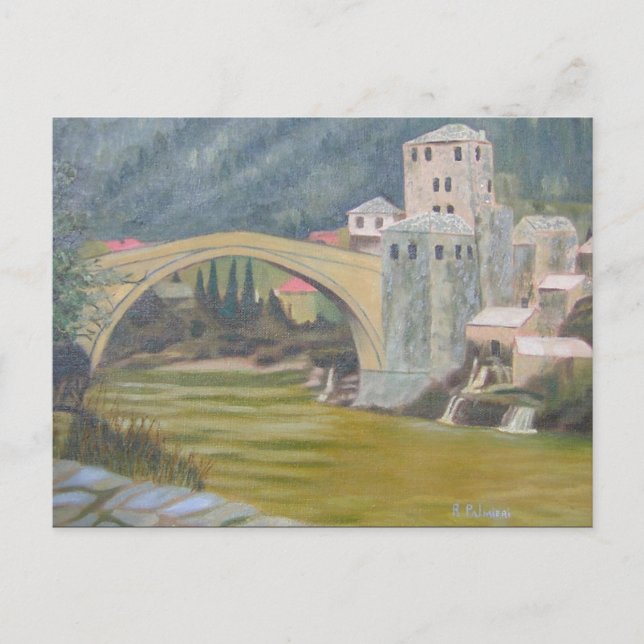 Trust Your Instincts Bridge Postcard (Front)