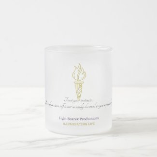 Trust your instincts...Glassware Frosted Glass Coffee Mug