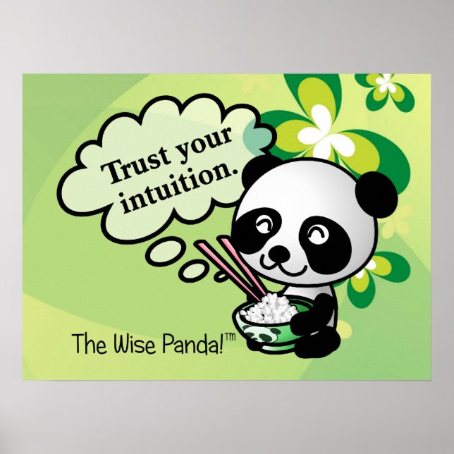 Trust your intuition poster (Front)