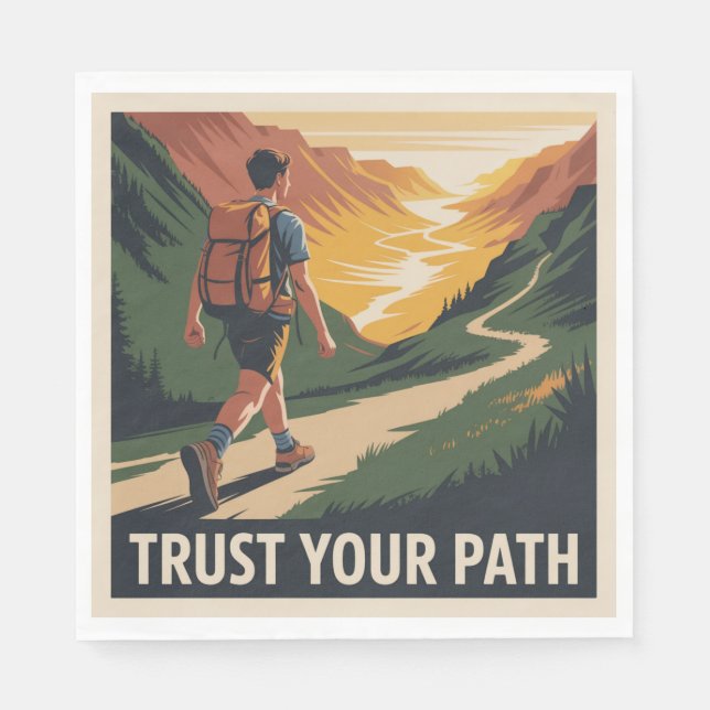Trust Your Path Napkins (Front)