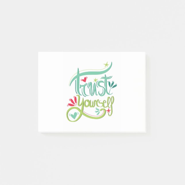 Trust Yourself Post-it Notes (Front)
