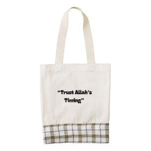 Trusting Allah’s Timing – Minimal Islamic Tote Bag