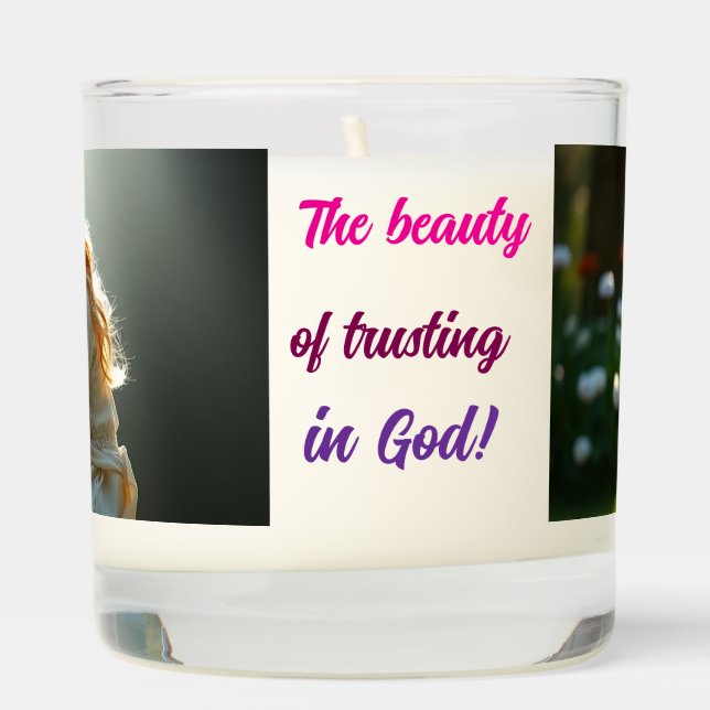 Trusting in God Scented Candle (Right)