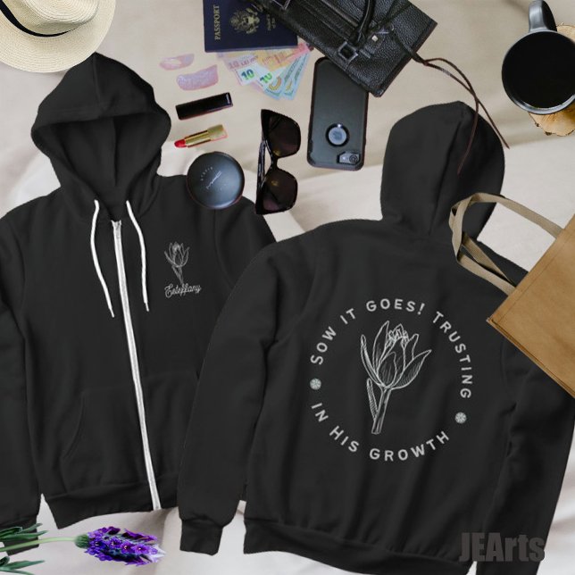 Trusting in His Growth Epic Gardening Plants  Hoodie (Creator Uploaded)